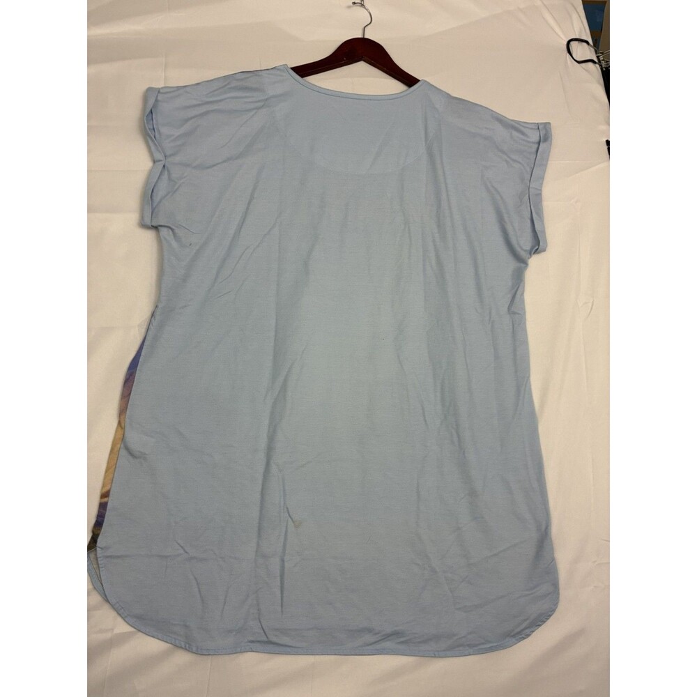 Disney The Lion King Women's 3XL Sleep Shirt Nightgown Blue Simba Graphic - Picture 4 of 7